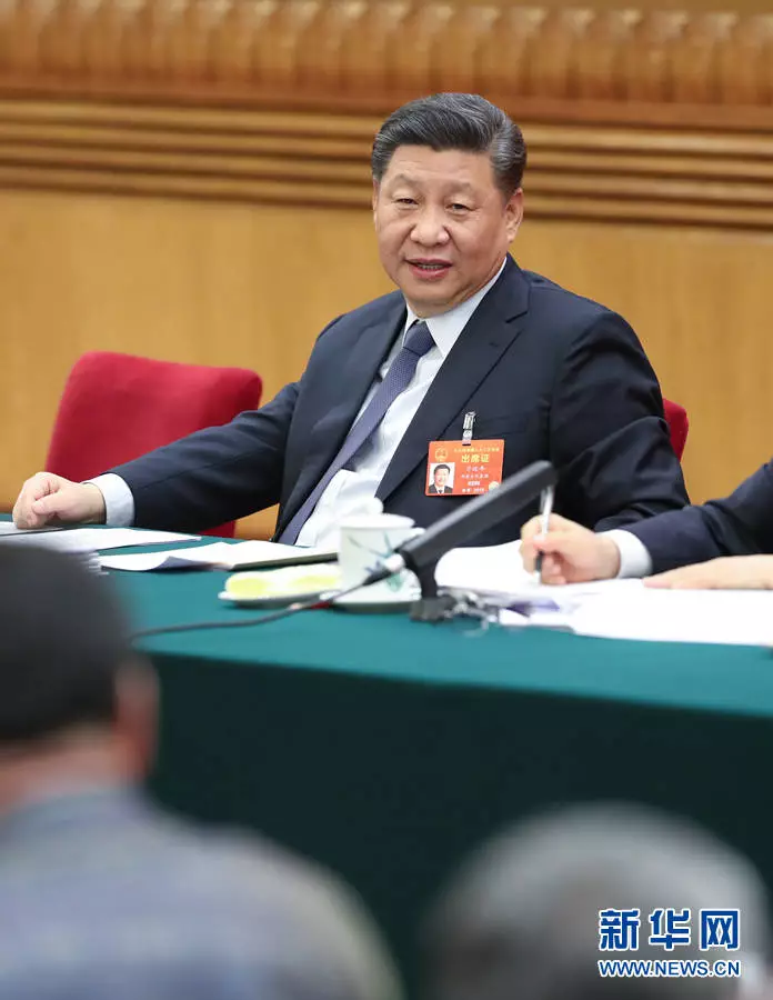 共和國是紅色的！習(xí)近平今年兩會這樣談“初心”(圖2)